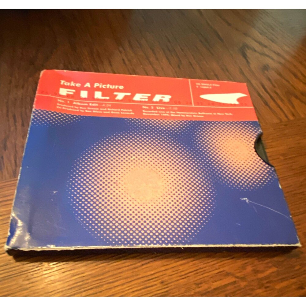 Filter Take A Picture CD Single 1999 Reprise Enhanced Rock Cardboard Sleeve